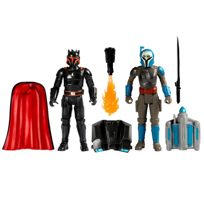 Hasbro F9376 Pack 2 Figuras Star Wars The Mandalorian: Moff Gideon y Bo-Katan Kryze 10 cm 1