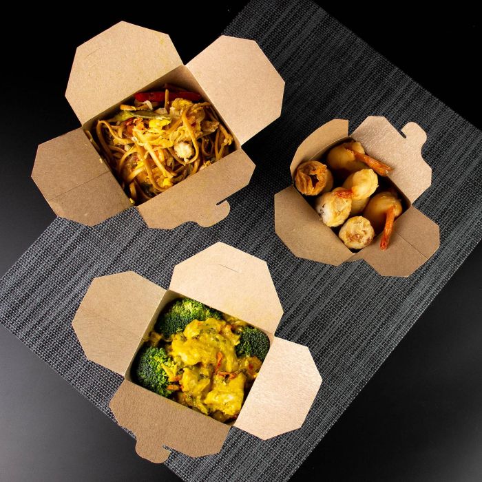 Set de 5 envases Kraft 9.3 x 11.5 cm Algon (24 Cajas) 1 Set de 5 envases Kraft 9.3 x 11.5 cm Algon (24 Cajas) 1