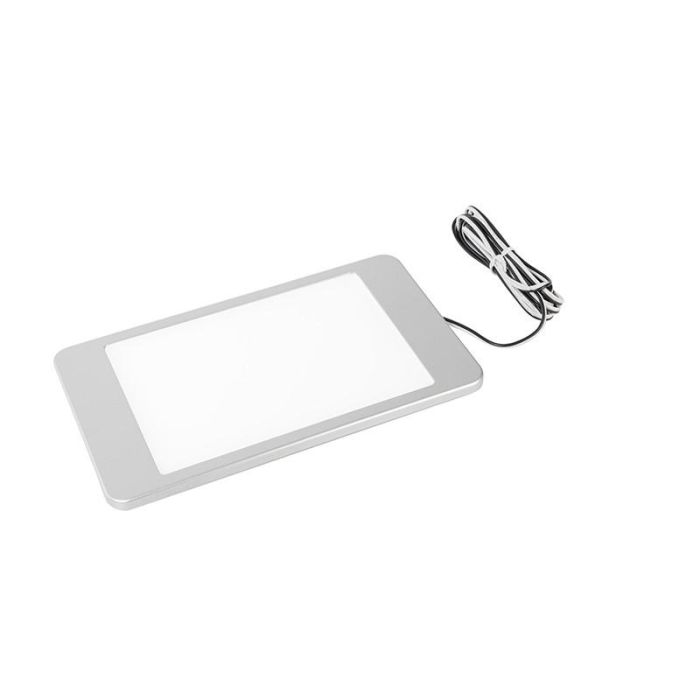 Herrajes Alk Lámpara Paneled 5W Gris Sin Sensor, para Muebles de Cocina y Armario, Iluminación Eficiente