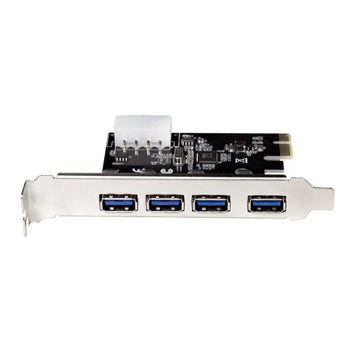 LogiLink PC0057A Tarjeta PCI Express 4 Puertos USB 3.0 Interna 5 Gbit/s para PC 2