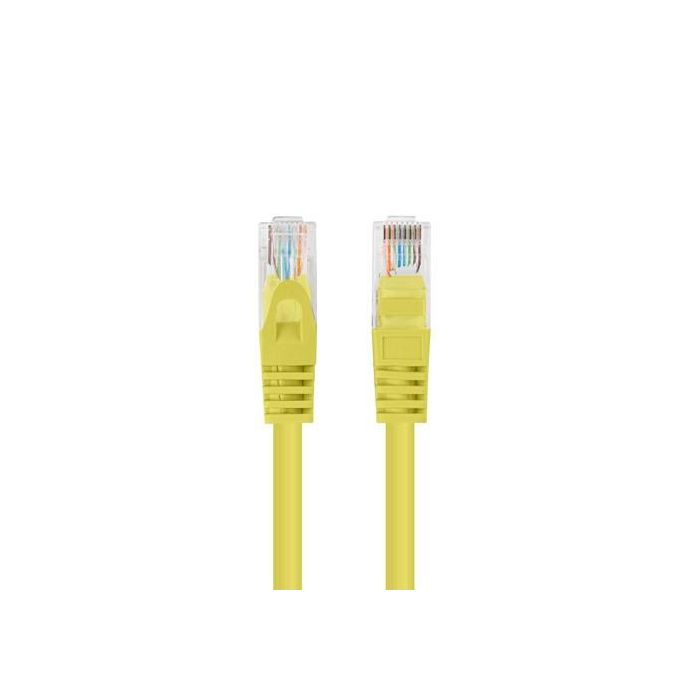 Lanberg Cable de Red Latiguillo Cat.6 U/UTP Amarillo 750 cm 1