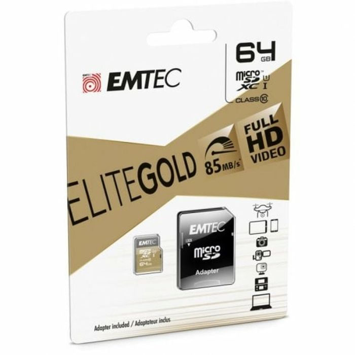 Tarjeta Micro SD EMTEC 64 GB 1