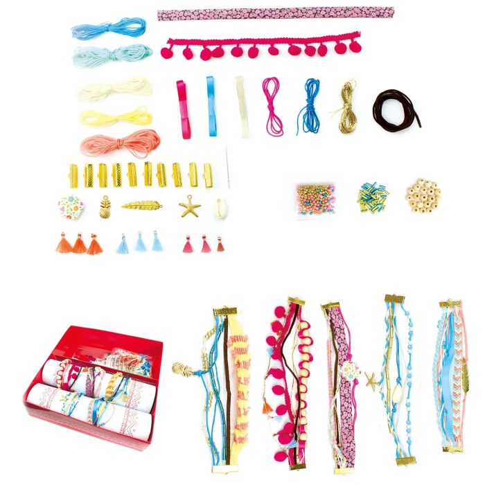 Sycomore Pulseras Multi Row Modelo Grande para Niños y Niñas a partir de 7 años Manualidades Creativas 1