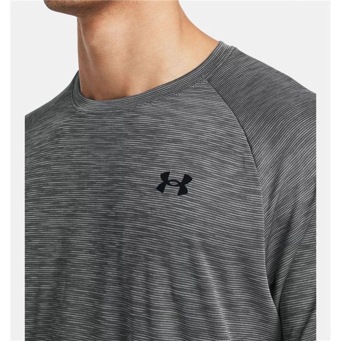 Camiseta de Manga Corta Hombre Under Armour 1382796-025 Gris oscuro (XL)