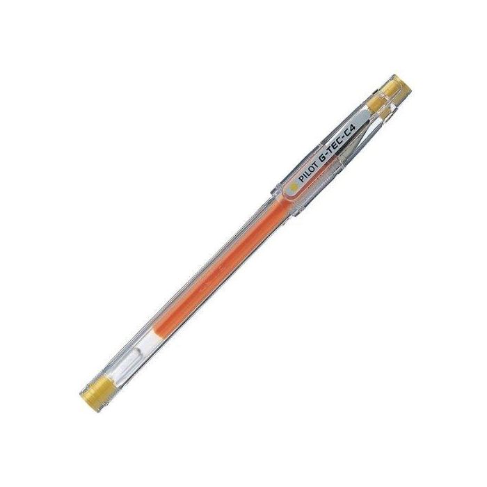 Roller Gel Pilot G-Tec-C4 Amarillo 12 unidades