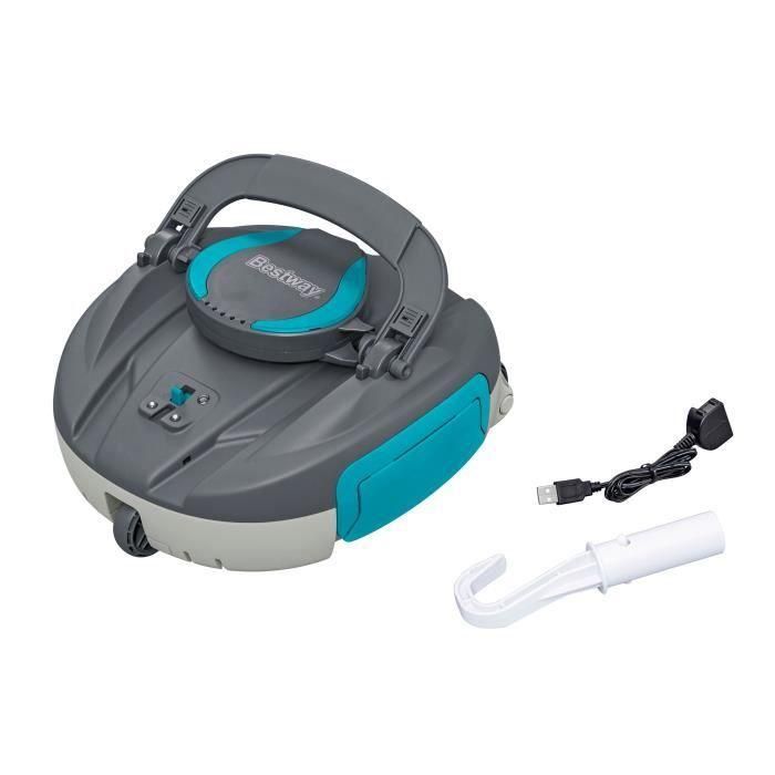 Robot de piscina Bestway Agate - Recargable y autónomo - 15 m² 4 Robot de piscina Bestway Agate - Recargable y autónomo - 15 m² 4