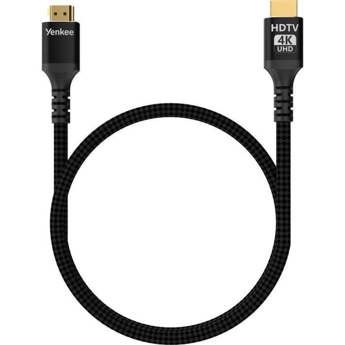 Cable HDMI-A - HDMI-A 2.0 / 4K 1,5 m - YENKEE - YCH 115 1 Cable HDMI-A - HDMI-A 2.0 / 4K 1,5 m - YENKEE - YCH 115 1