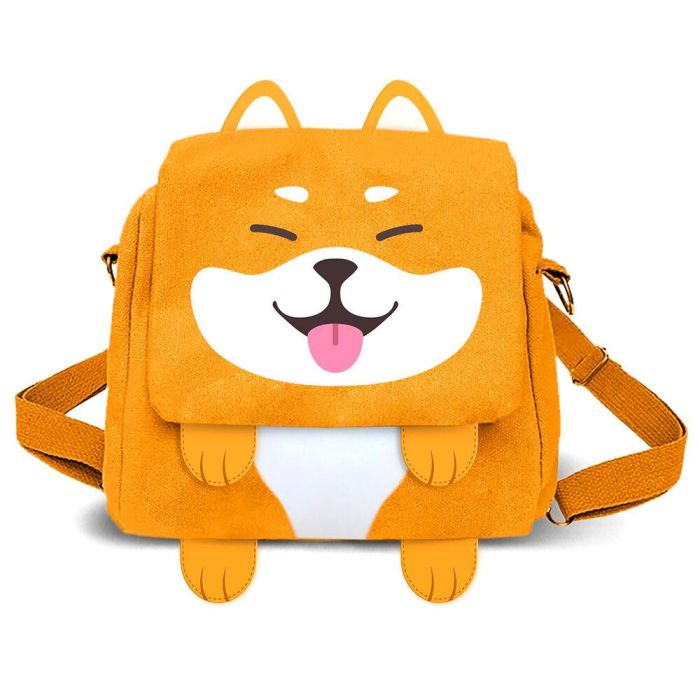 Karactermania Bolso-Mochila Kawaii Shiba 22x24x12cm Multicolor