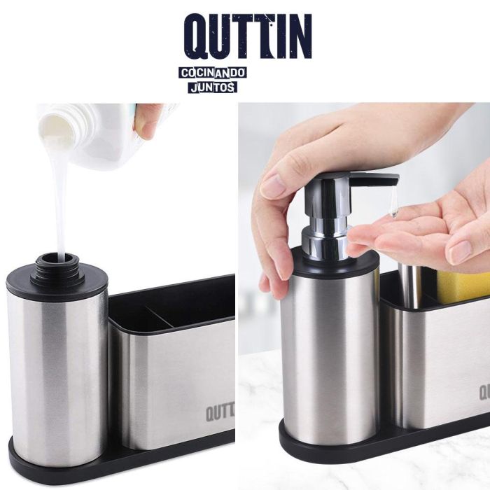 Portaestropajos con dispensador grande Quttin (8 Unidades) 7 Portaestropajos con dispensador grande Quttin (8 Unidades) 7