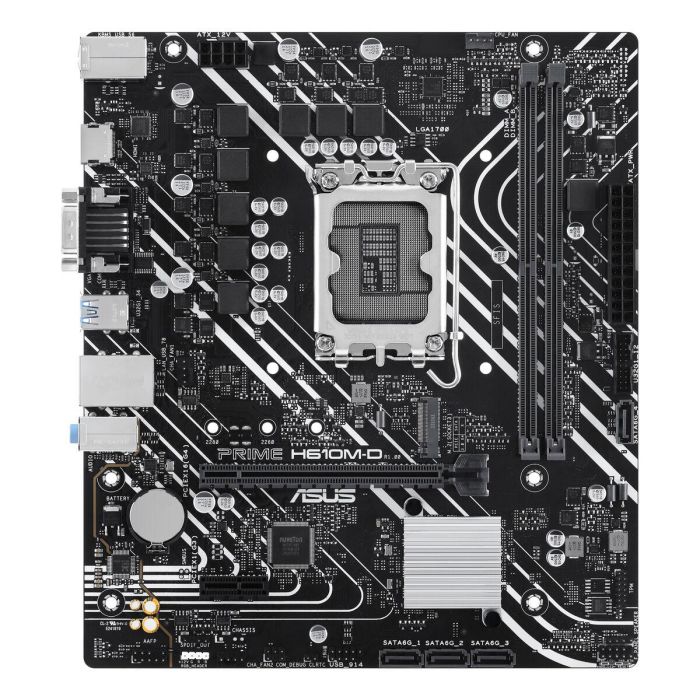 Placa Base Asus PRIME H610M-D H610 LGA 1700 24 Placa Base Asus PRIME H610M-D H610 LGA 1700 24