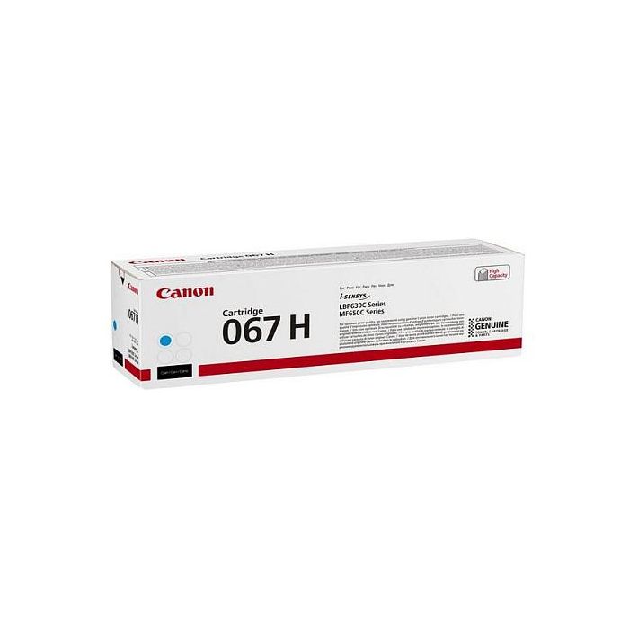 CANON Toner 067H cyan, i-SENSYS LBP631 LBP633 MF651 MF655 MF657 2.350p.