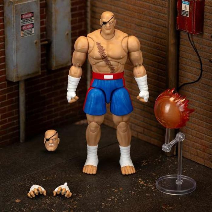 Figura street fighter ii sagat 15 cm 1 Figura street fighter ii sagat 15 cm 1