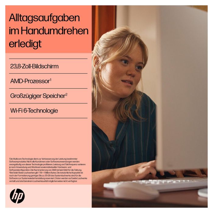 HP All-in-One 24-cr0006ng Ordenador de Sobremesa con Windows 11 Home 64-Bit 11 HP All-in-One 24-cr0006ng Ordenador de Sobremesa con Windows 11 Home 64-Bit 11
