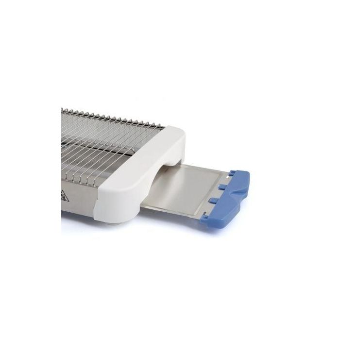 Orbegozo TO 1010 A Tostadora Horizontal 600W con 6 Niveles de Tostado, Bandeja Recogemigas, Acero Inoxidable, Blanco 3 Orbegozo TO 1010 A Tostadora Horizontal 600W con 6 Niveles de Tostado, Bandeja Recogemigas, Acero Inoxidable, Blanco 3