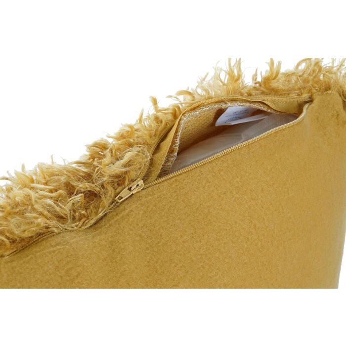 Cojin Urban DKD Home Decor Mostaza 45 x 45 cm (2 Unidades) 3 Cojin Urban DKD Home Decor Mostaza 45 x 45 cm (2 Unidades) 3
