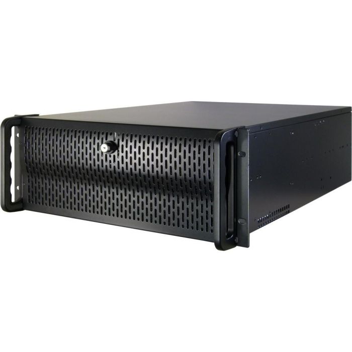 Inter-Tech 4U-4129L Rack Servidor 4U 19" Metálico ATX EATX Micro ATX con 3 bahías 5.25" y 8 bahías 3.5" USB 2.0 3
