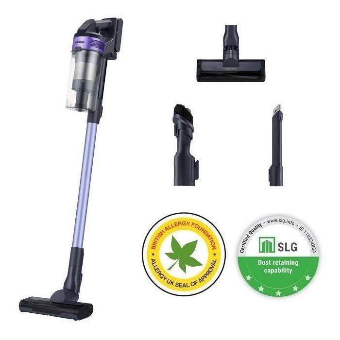 SAMSUNG VS15A6031R4 - Aspirador de barra 150 AW - Aspiración multiciclónica JET 60 - Filtración HEPA - Autonomía 40min SAMSUNG VS15A6031R4 - Aspirador de barra 150 AW - Aspiración multiciclónica JET 60 - Filtración HEPA - Autonomía 40min