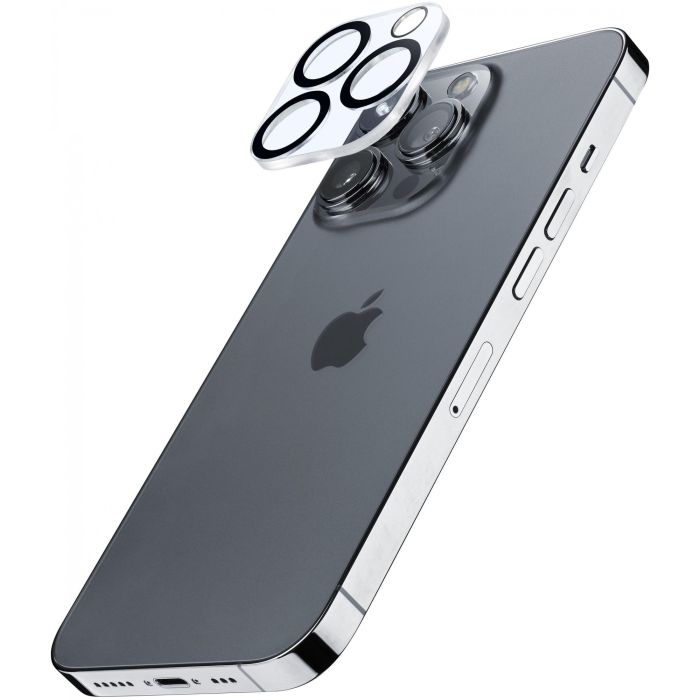 Cellularline Camera Lens Protection iPhone 15 Pro / Max Clear 1