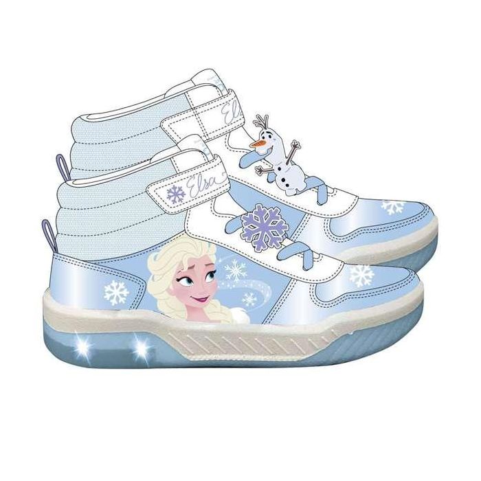 Cerdá t025 Deportiva Infantil con Luces Frozen Suela PVC Azul Claro Talla 25