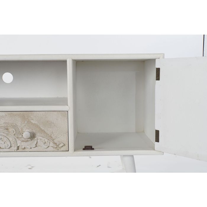 Mueble Tv Neoclasico DKD Home Decor Blanco Beige 40.5 x 52 x 136 cm 4 Mueble Tv Neoclasico DKD Home Decor Blanco Beige 40.5 x 52 x 136 cm 4