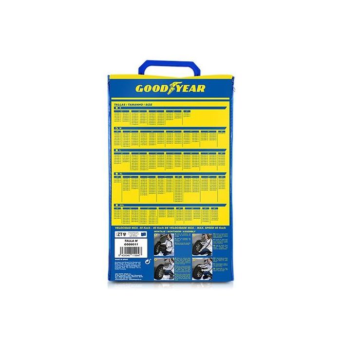 Cadenas Ultra Grip Talla M Goodyear Cs12 Nuevo Cs5 GOD8011 3 Cadenas Ultra Grip Talla M Goodyear Cs12 Nuevo Cs5 GOD8011 3