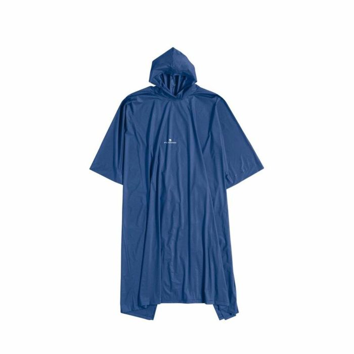 Poncho Impermeable con Capucha Ferrino 65161ABB Azul (Talla única)