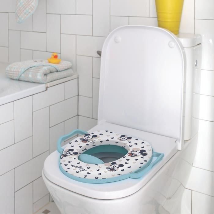 Reductor de inodoro - THERMOBABY - Confort con asas - Mickey 2