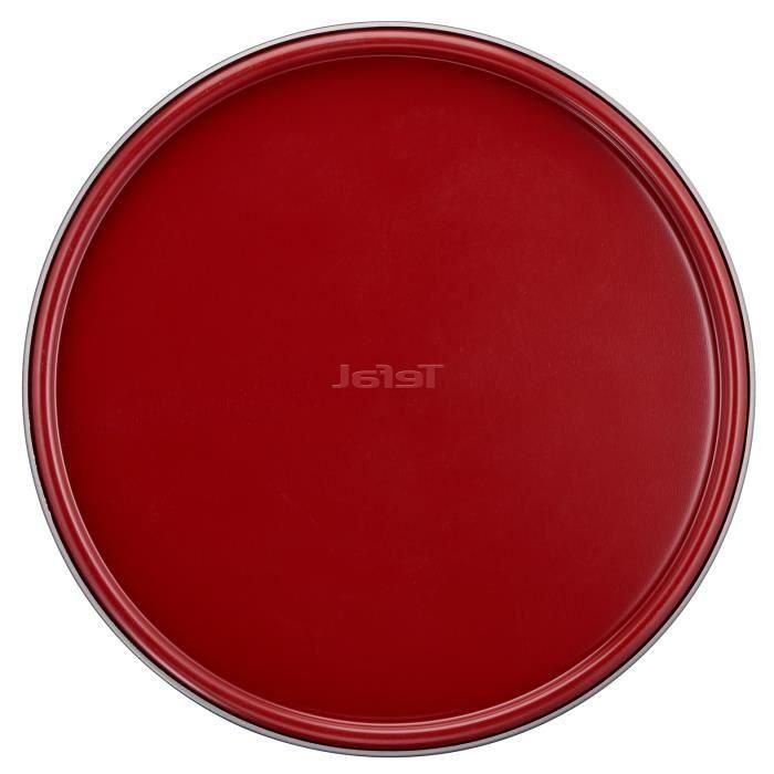 TEFAL Molde con bisagras Delibake en acero - Ø 17 cm - Rojo y gris 2