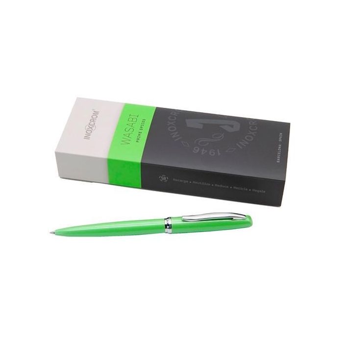 Inoxcrom Bolígrafo Prime Spices Wasabi En Caja Regalo Inoxcrom Bolígrafo Prime Spices Wasabi En Caja Regalo