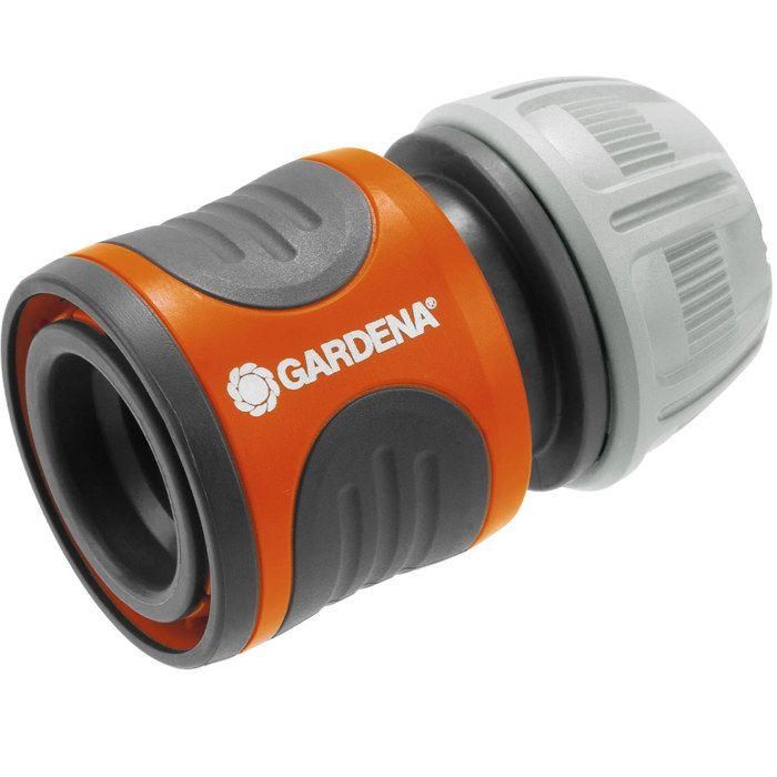 Gardena Conector rápido manguera 1/2" - 5/8", anti UV y anti hielo, polipropileno, gris/naranja 0 Gardena Conector rápido manguera 1/2" - 5/8", anti UV y anti hielo, polipropileno, gris/naranja 0