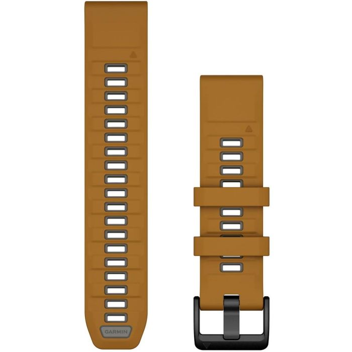 Garmin Ersatzarmband QuickFit 22mm Silikon Autumn/Kieselgrau 0 Garmin Ersatzarmband QuickFit 22mm Silikon Autumn/Kieselgrau 0