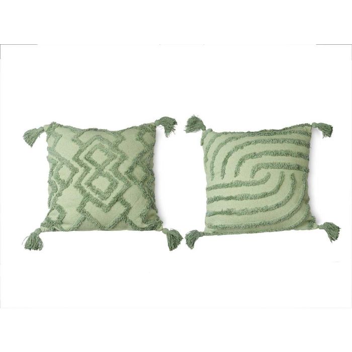 Cojin Bordado Verde 45X45 Cm Surtidos Giftdecor (9 Unidades) 1 Cojin Bordado Verde 45X45 Cm Surtidos Giftdecor (9 Unidades) 1