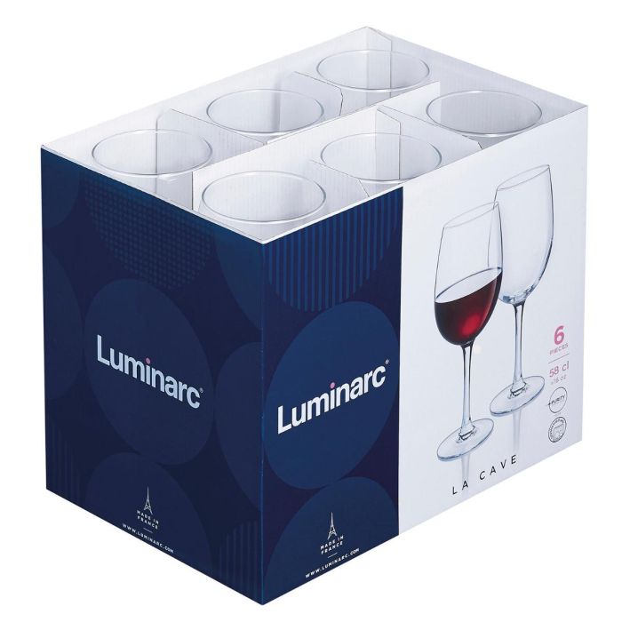 Copa Vino Vidrio La Cave Luminarc 58 cL 2 Copa Vino Vidrio La Cave Luminarc 58 cL 2