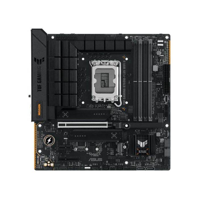 Placa Asus Tuf Gaming B760M-Plus Wifi Ii,Intel,1700,B760,4Ddr5,128Gb,Hdmi+Dp,4Sata+2M.2,5Usb3.2+1Usb-C,2.5Gb+Wifi+Bt5.2,Matx Placa Asus Tuf Gaming B760M-Plus Wifi Ii,Intel,1700,B760,4Ddr5,128Gb,Hdmi+Dp,4Sata+2M.2,5Usb3.2+1Usb-C,2.5Gb+Wifi+Bt5.2,Matx