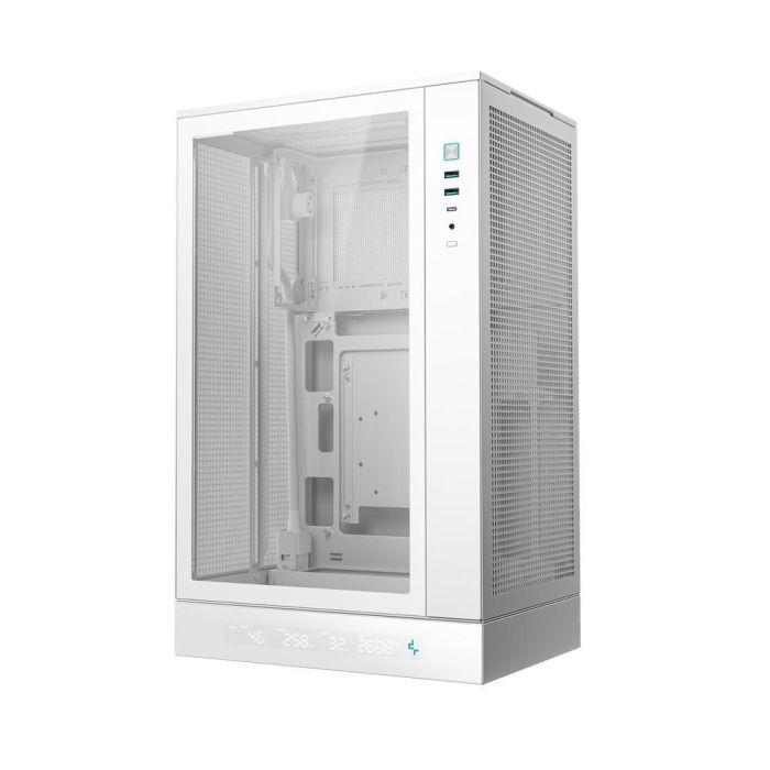 DeepCool R-CH270-WHNDM0-G-1 Caja Gaming Semitorre CH270 Digital Blanca Micro-ATX con Panel Cristal Templado 2