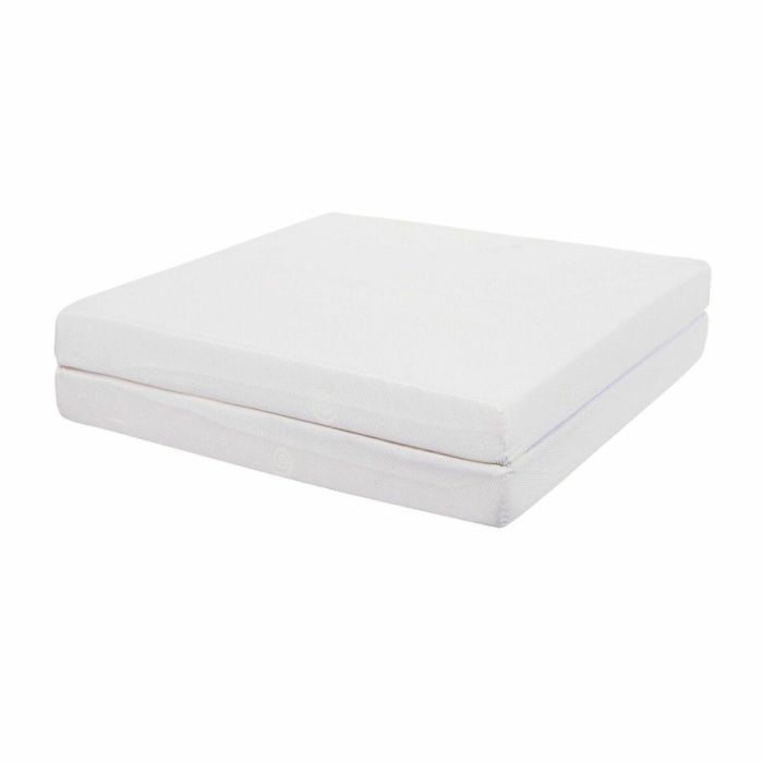 Candide Colchón Plegable 2 Piezas Crudo 60x120x7 cm, Funda Extraíble PVC, Portátil con Asa, Densidad 16 kg/m³ 0 Candide Colchón Plegable 2 Piezas Crudo 60x120x7 cm, Funda Extraíble PVC, Portátil con Asa, Densidad 16 kg/m³ 0