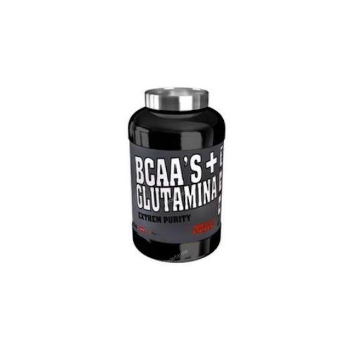 MEGA PLUS BCAA + Glutamina Mandarina-Limón 300g para Recuperación Muscular y Reducción Fatiga