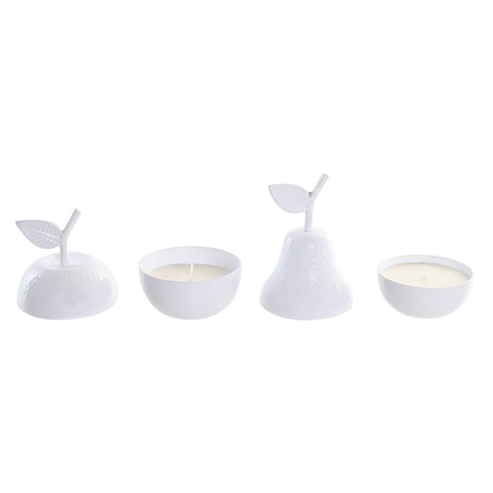 Vela Urban DKD Home Decor Blanco 10 x 15 x 10 cm (4 Unidades) 2 Vela Urban DKD Home Decor Blanco 10 x 15 x 10 cm (4 Unidades) 2