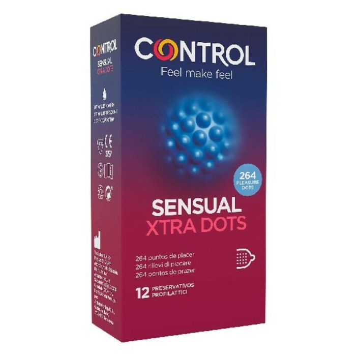 Preservativos Sensual Xtra Dots Control (12 uds) 0 Preservativos Sensual Xtra Dots Control (12 uds) 0