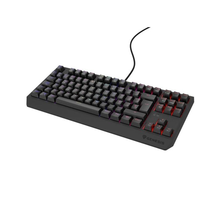 GENESIS Thor 230 TKL Teclado Gaming Mecánico Outemu Red, QWERTY Español, Retroiluminación LED RGB, USB, Negro 8
