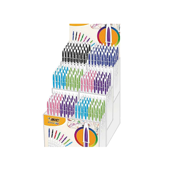 Bic Boligrafo Cristal Up Bicolor Punta 1,2 mm Expositor 180 Unidades Colores Surtidos 1 Bic Boligrafo Cristal Up Bicolor Punta 1,2 mm Expositor 180 Unidades Colores Surtidos 1