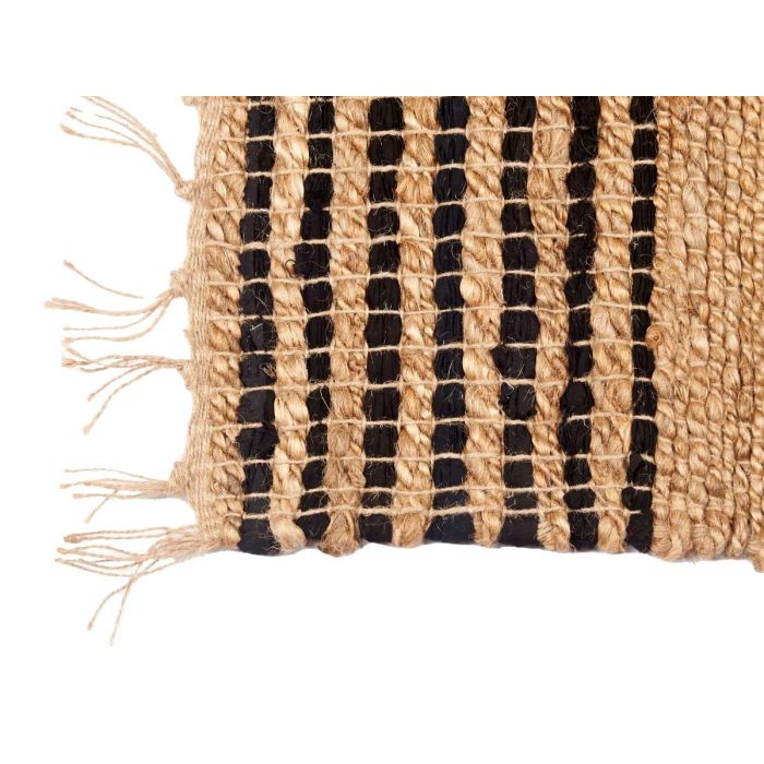 Alfombra Natural Negra Rayas 60 X 90 Cm Giftdecor (12 Unidades) 3 Alfombra Natural Negra Rayas 60 X 90 Cm Giftdecor (12 Unidades) 3