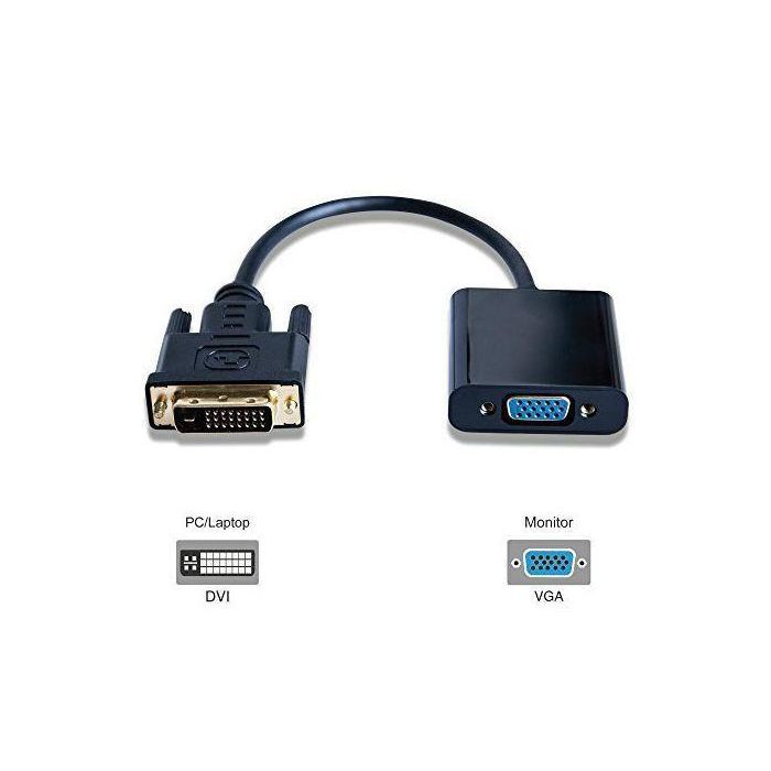 ProXtend DVI-D 24+1 to VGA Adapter Black 20cm ProXtend DVI-D 24+1 to VGA Adapter Black 20cm