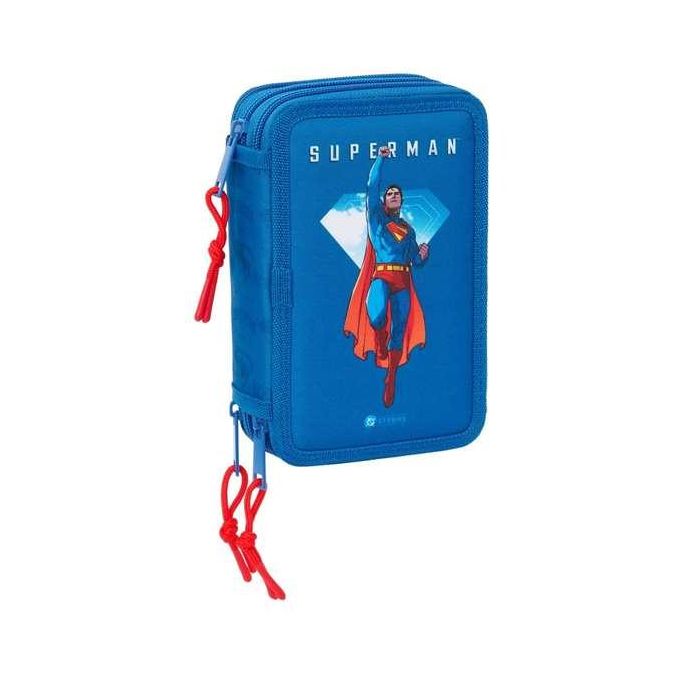 Safta Plumier Escolar Superman, 3 Compartimentos con 37 Piezas, 195x125x55 mm 0 Safta Plumier Escolar Superman, 3 Compartimentos con 37 Piezas, 195x125x55 mm 0