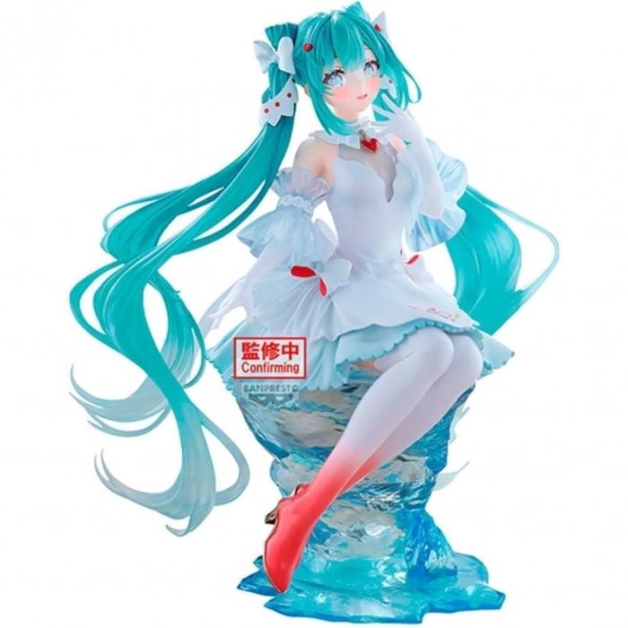 Banpresto Figura Hatsune Miku Evolve Clearluxe-Clione 18cm Translucida