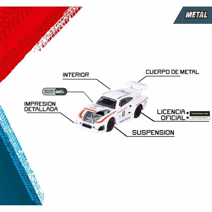 Majorette Pack Regalo 5 Piezas Majo Porsche SMO3467452077597 a partir de 3 años 4