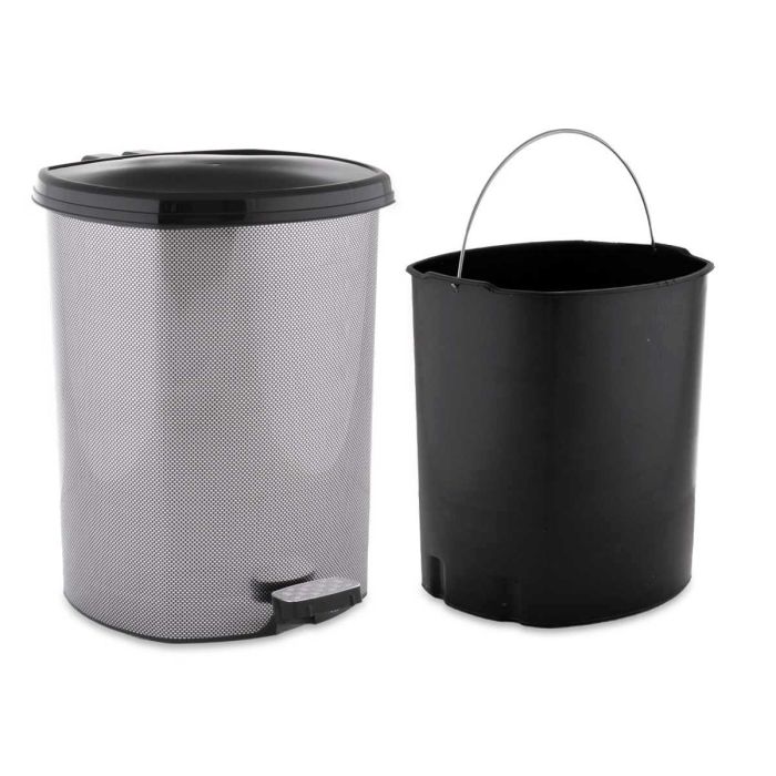 Papelera Plastico Pedal Fibra Carbono 11L Berilo 26X33CM (6 Unidades) 1 Papelera Plastico Pedal Fibra Carbono 11L Berilo 26X33CM (6 Unidades) 1