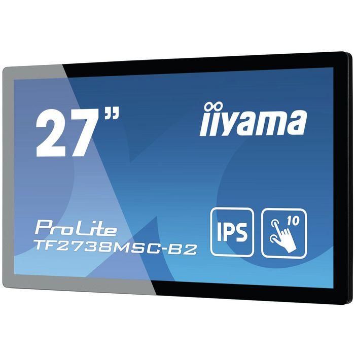 iiyama ProLite TF2738MSC-B2 monitor pantalla táctil 68,6 cm (27") 1920 x 1080 Pixeles Multi-touch Multi-usuario Negro 3 iiyama ProLite TF2738MSC-B2 monitor pantalla táctil 68,6 cm (27") 1920 x 1080 Pixeles Multi-touch Multi-usuario Negro 3