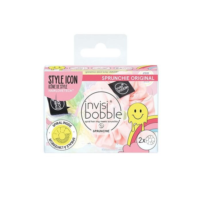 Coletero Invisibobble Sprunchie Duo Retro Dreamin Hue-Man Love Invisibobble