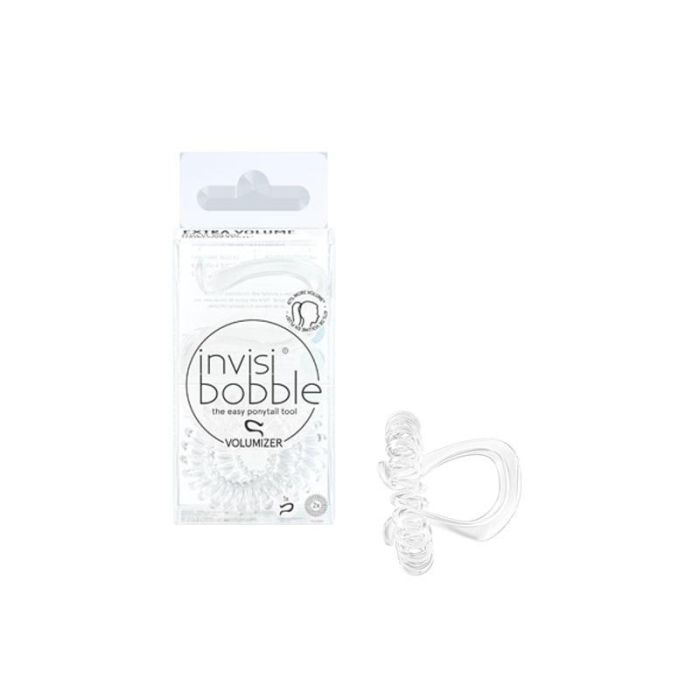 Coletero Invisibobble Volumizer Crystal Clear 1 Volumizer+1 Original Invisibobble